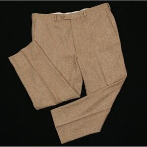 Jack Victor Mens 42 x29 Wool Silk Drago Skyfall Flannel Weight Pants 'Spencer'